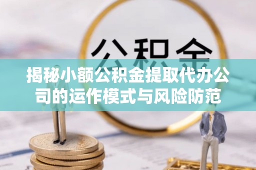 兰屿揭秘小额公积金提取代办公司的运作模式与风险防范