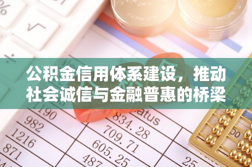 兰屿公积金信用体系建设，推动社会诚信与金融普惠的桥梁